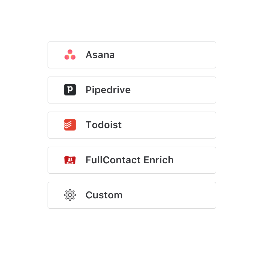 Asana, Todoist, Pipedrive and More!
